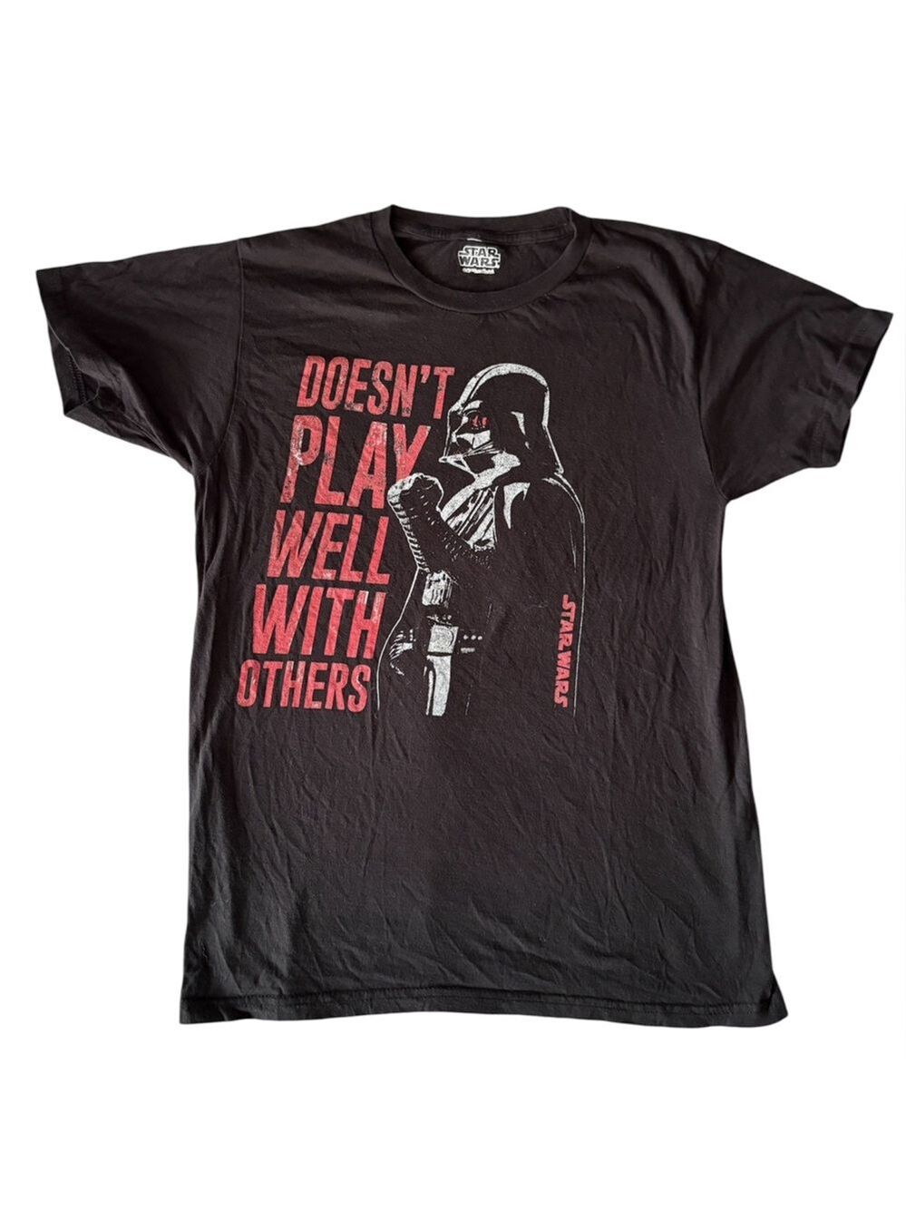Star Wars Black Graphic Tee Size Medium